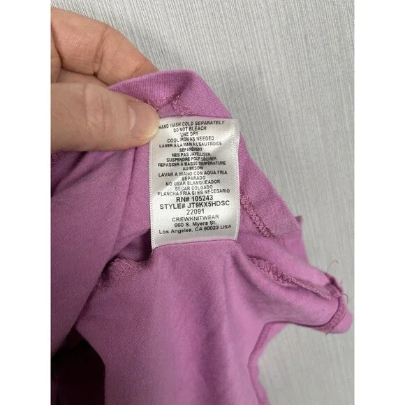 Soul Cake Ruffle Peplum Tee Women's L Soul Cake USA Stretch Cotton Coquette - Picture 7 of 8